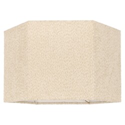 Lampenkap Miley beige hexagonal