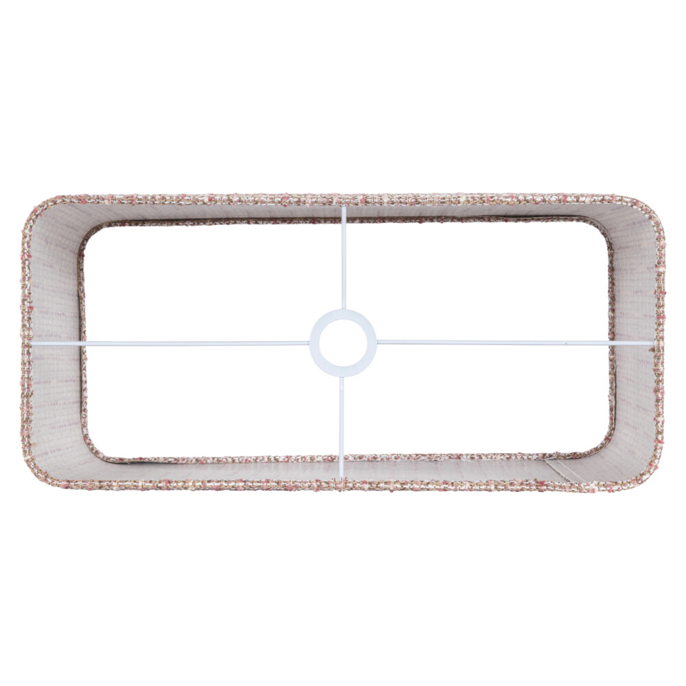 Lampenkap Live trendy rose rectangle large