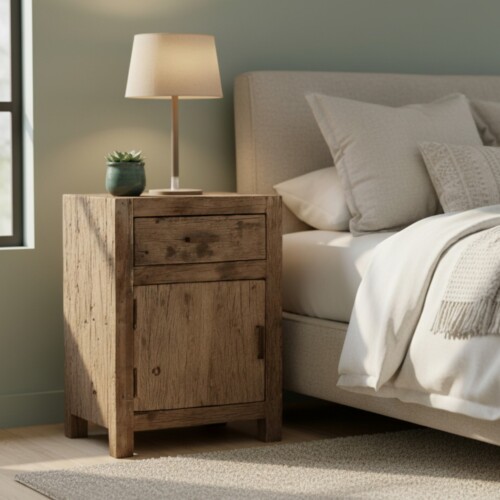 Nachtkastje Roots 1 lade en deur links Nachtkastje Roots 1 lade en deur links