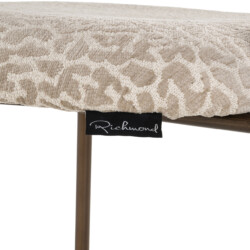Counterstoel Xenia beige leopard fire retardant (Set of 2)