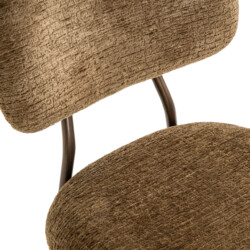 Counterstoel Xenia brandy fusion fire retardant (Set of 2)