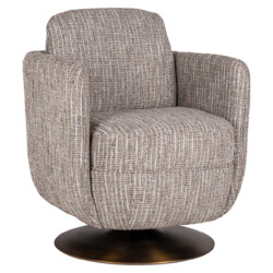 Lounge stoel Turner beige swivel