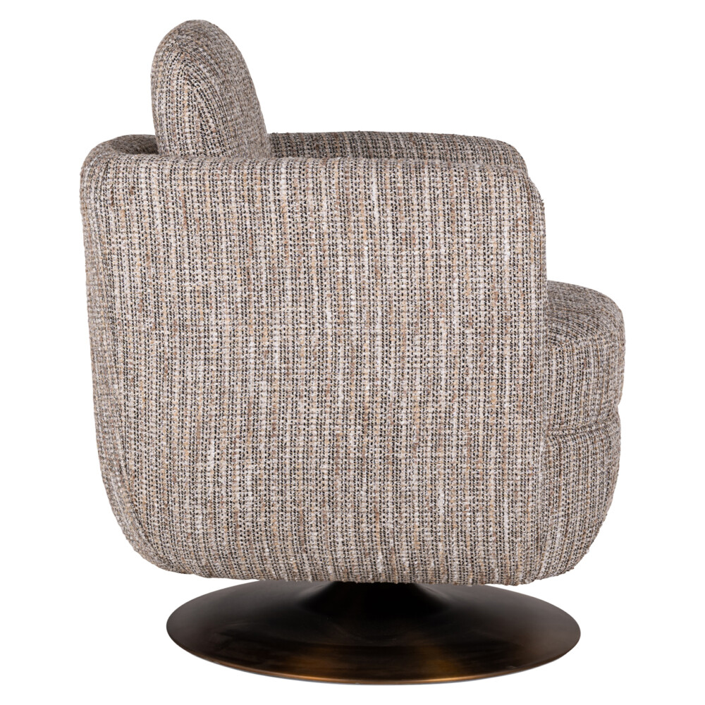 Lounge stoel Turner beige swivel