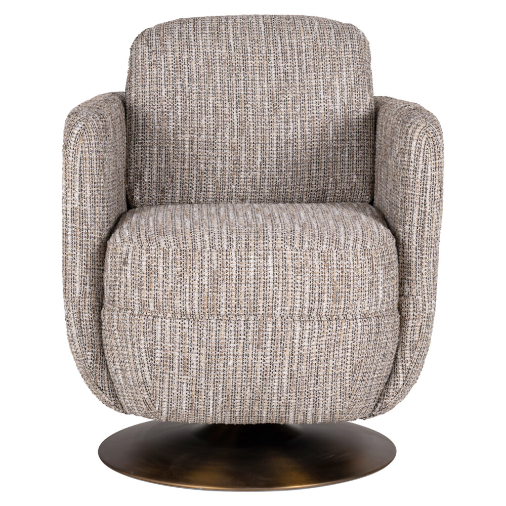 Lounge stoel Turner beige swivel