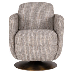 Lounge stoel Turner beige swivel