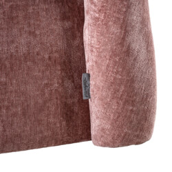 Lounge stoel Dana rose chenille