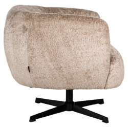 Lounge stoel Estelle sheep natural swivel