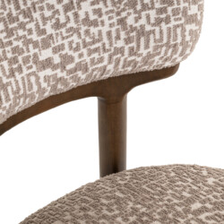 Eetkamerstoel Basker natural geo (Set of 2)