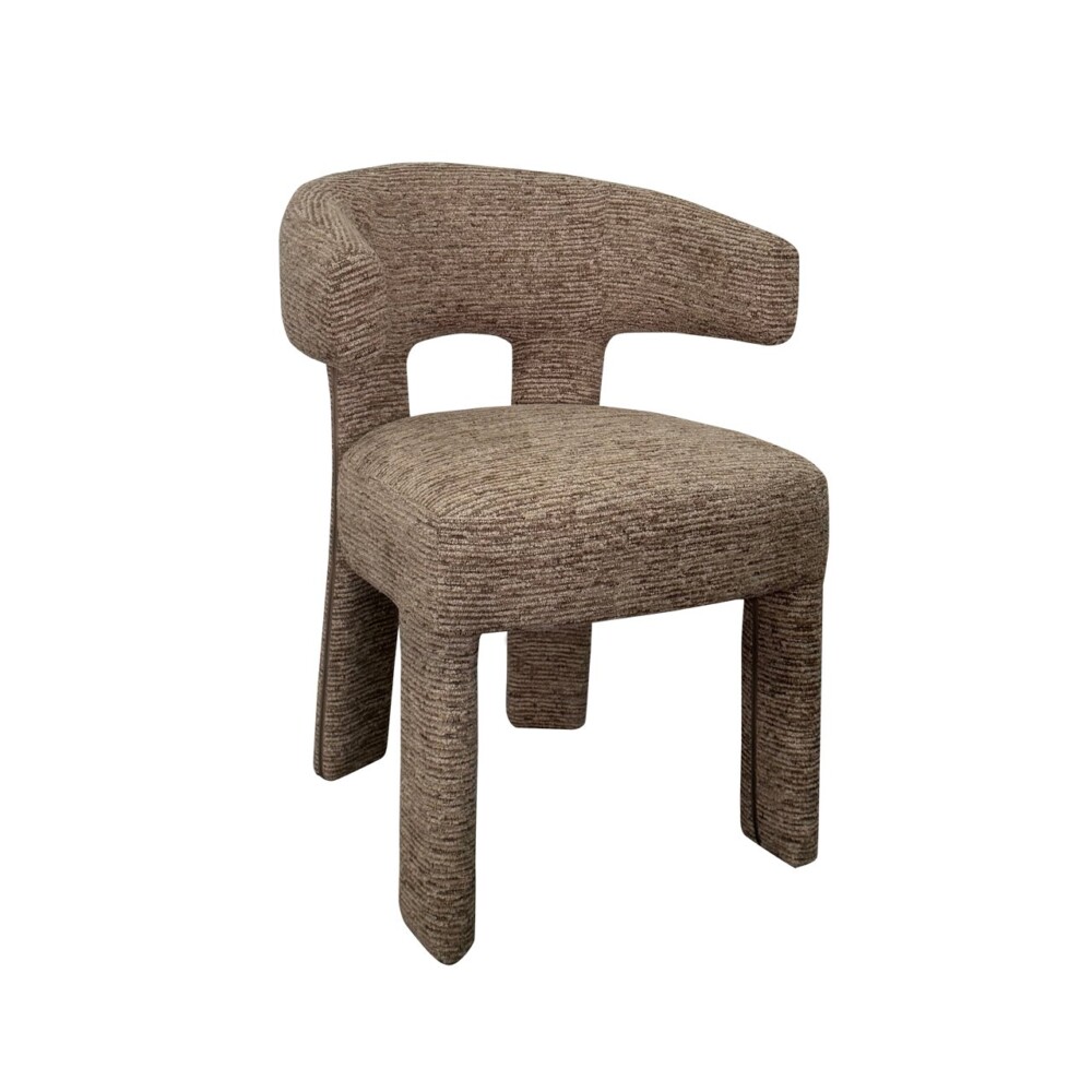 Eetkamerstoel Nerio mocca linear