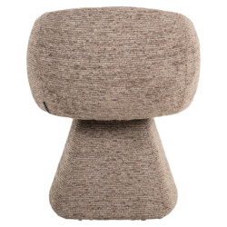 Eetkamerstoel Quiriro mocca linear swivel