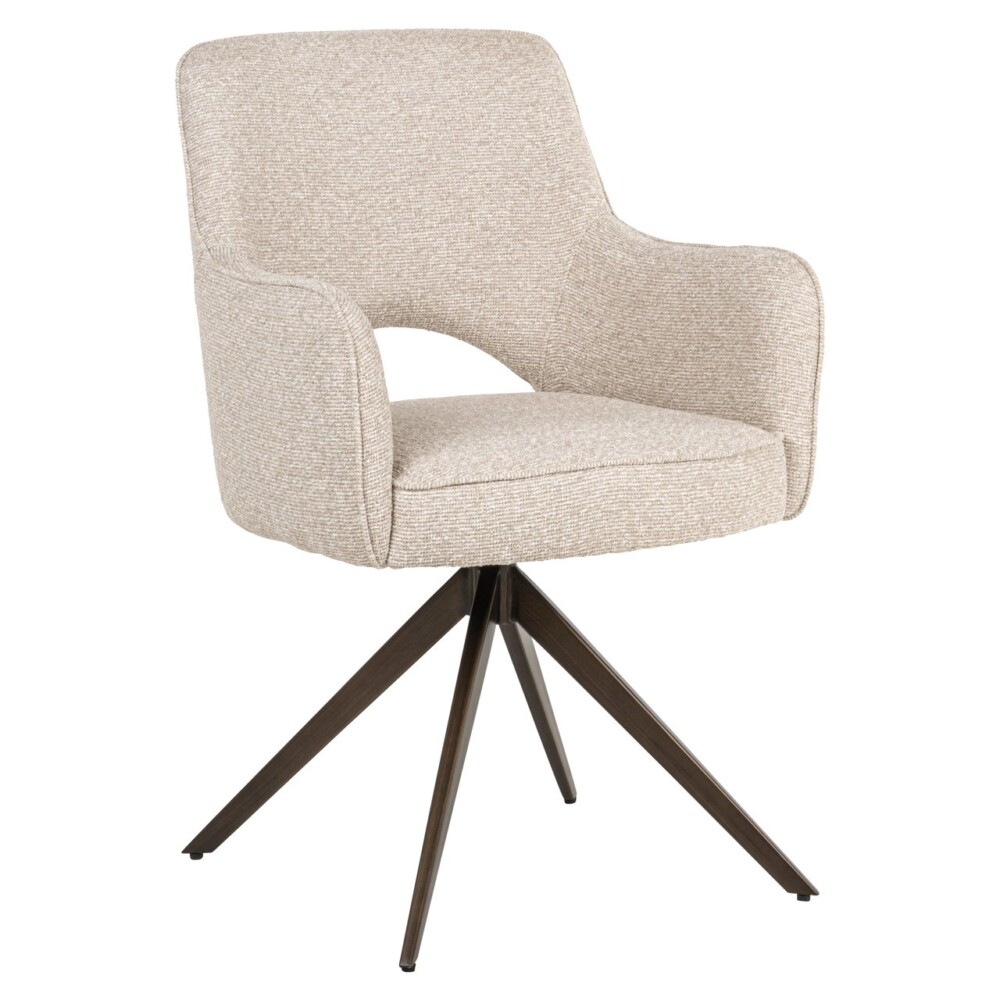 Eetkamerstoel Ginerva biscotti swivel