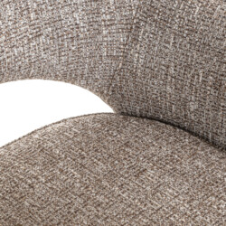 Eetkamerstoel Ginerva earth tweed swivel