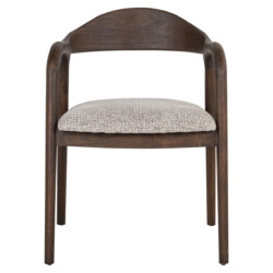 Eetkamerstoel Mihara mocca fancy