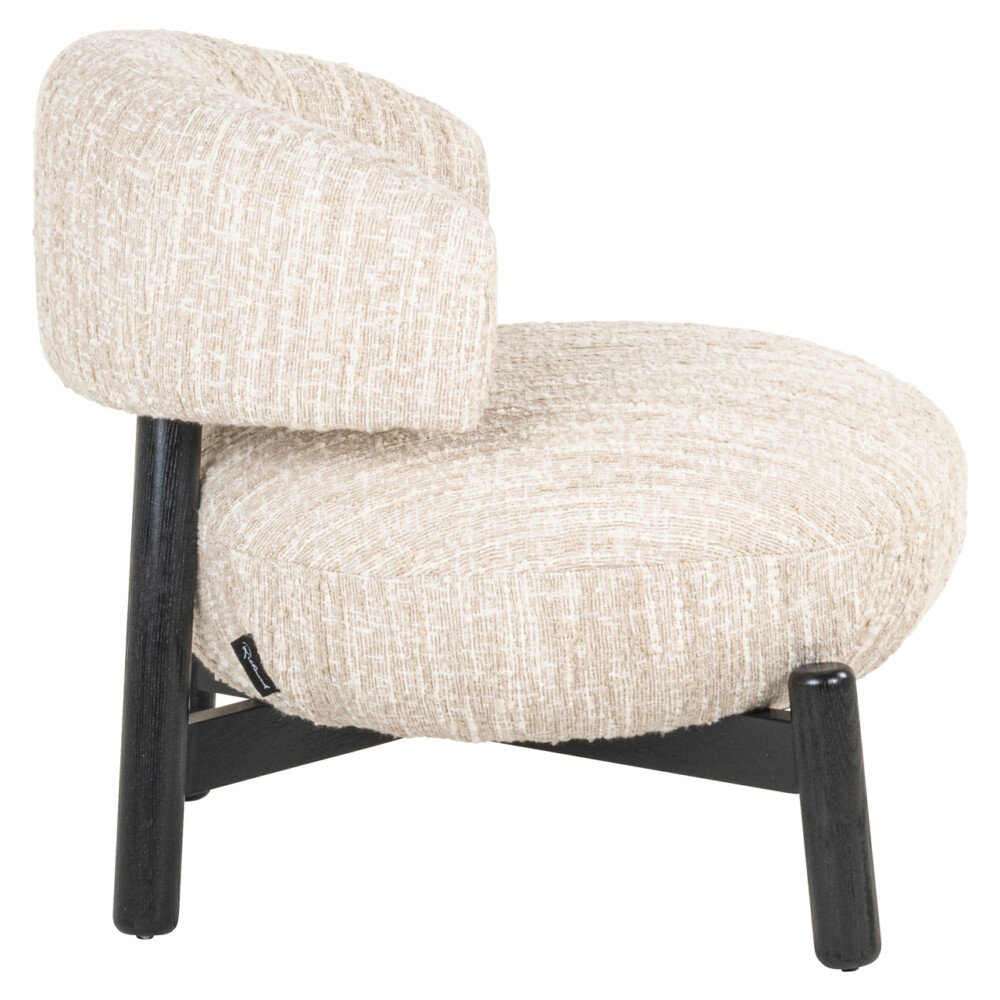 Lounge stoel Ornella beige angora