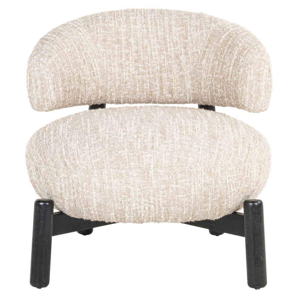 Lounge stoel Ornella beige angora
