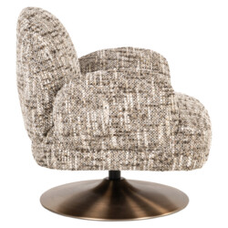 Lounge stoel Kagney brown omara swivel