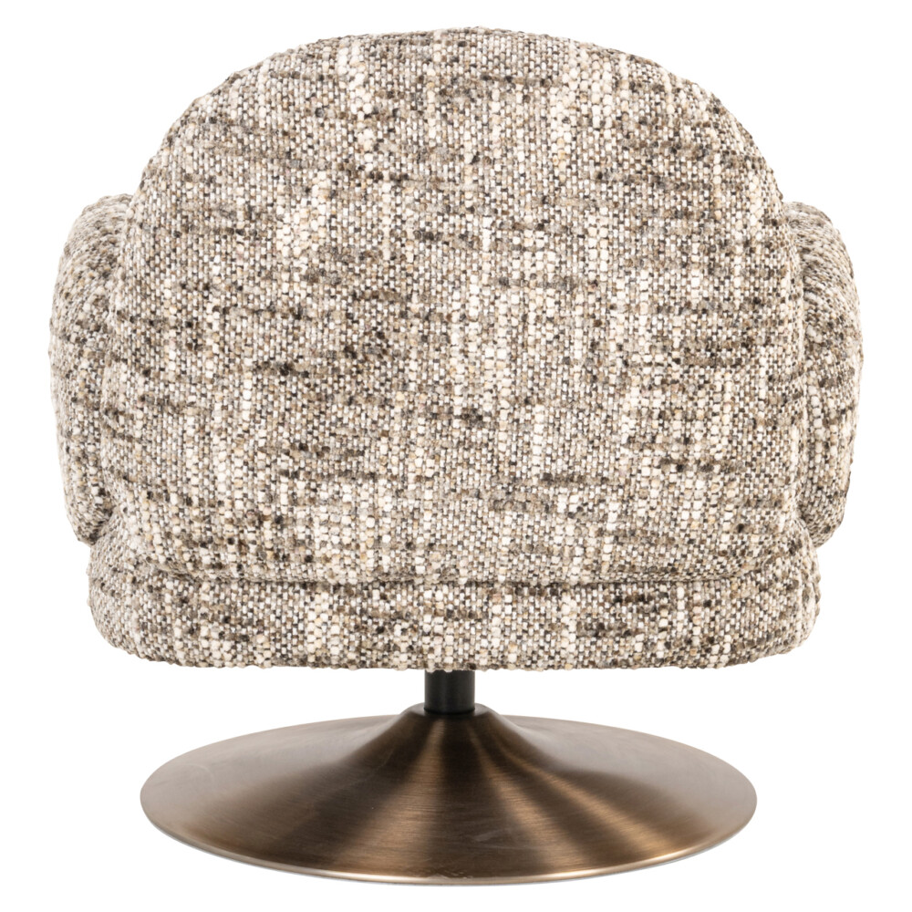 Lounge stoel Kagney brown omara swivel