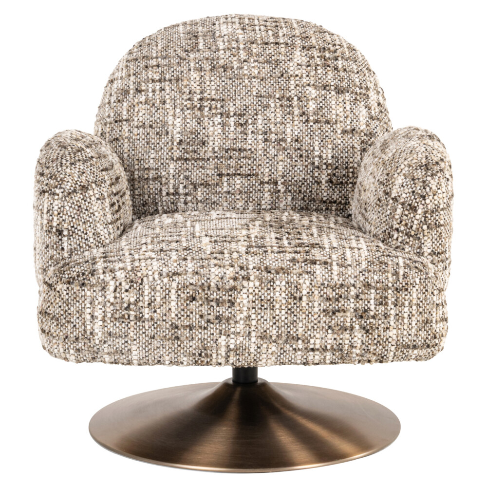 Lounge stoel Kagney brown omara swivel