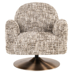 Lounge stoel Kagney brown omara swivel