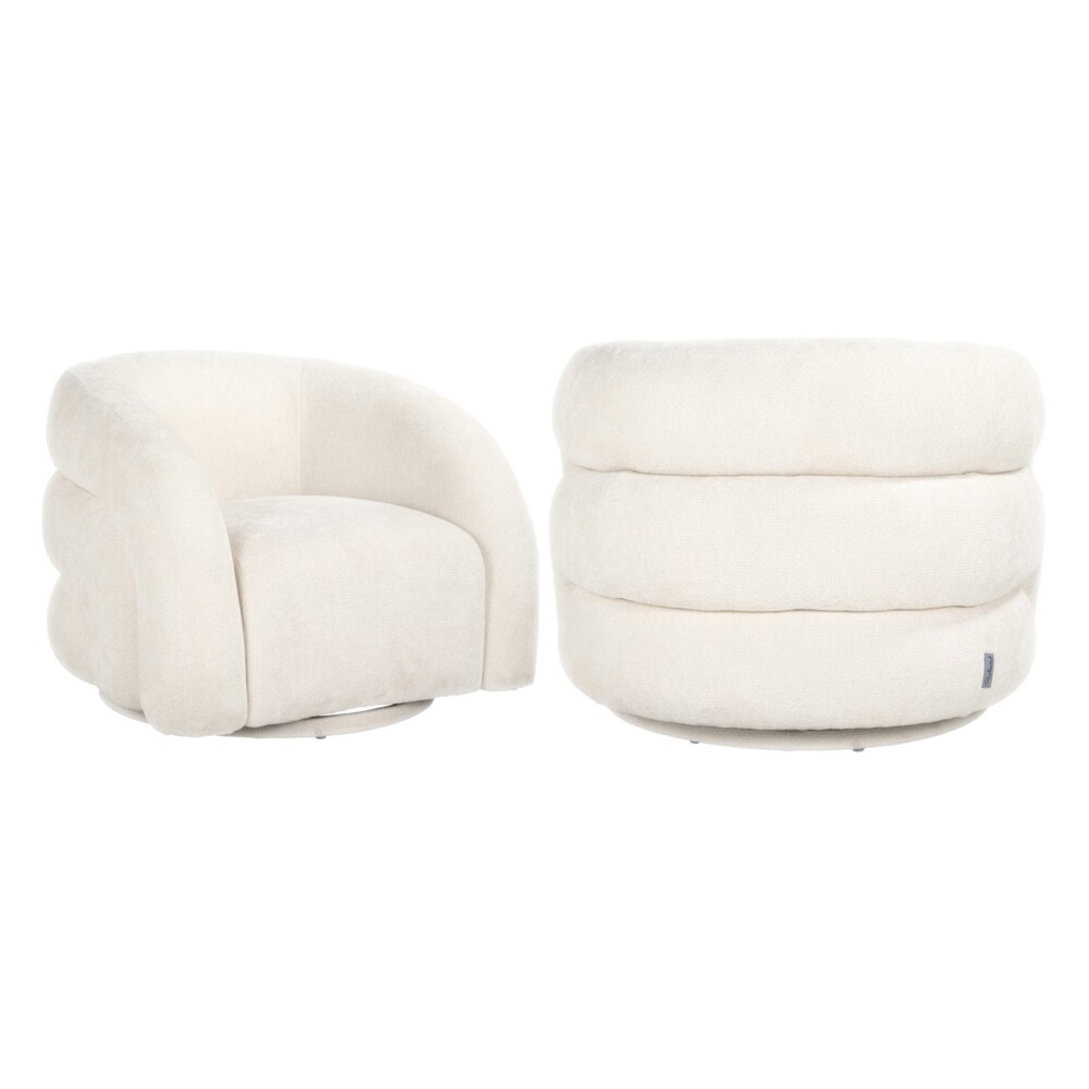 Lounge stoel Arcus white unicorn swivel