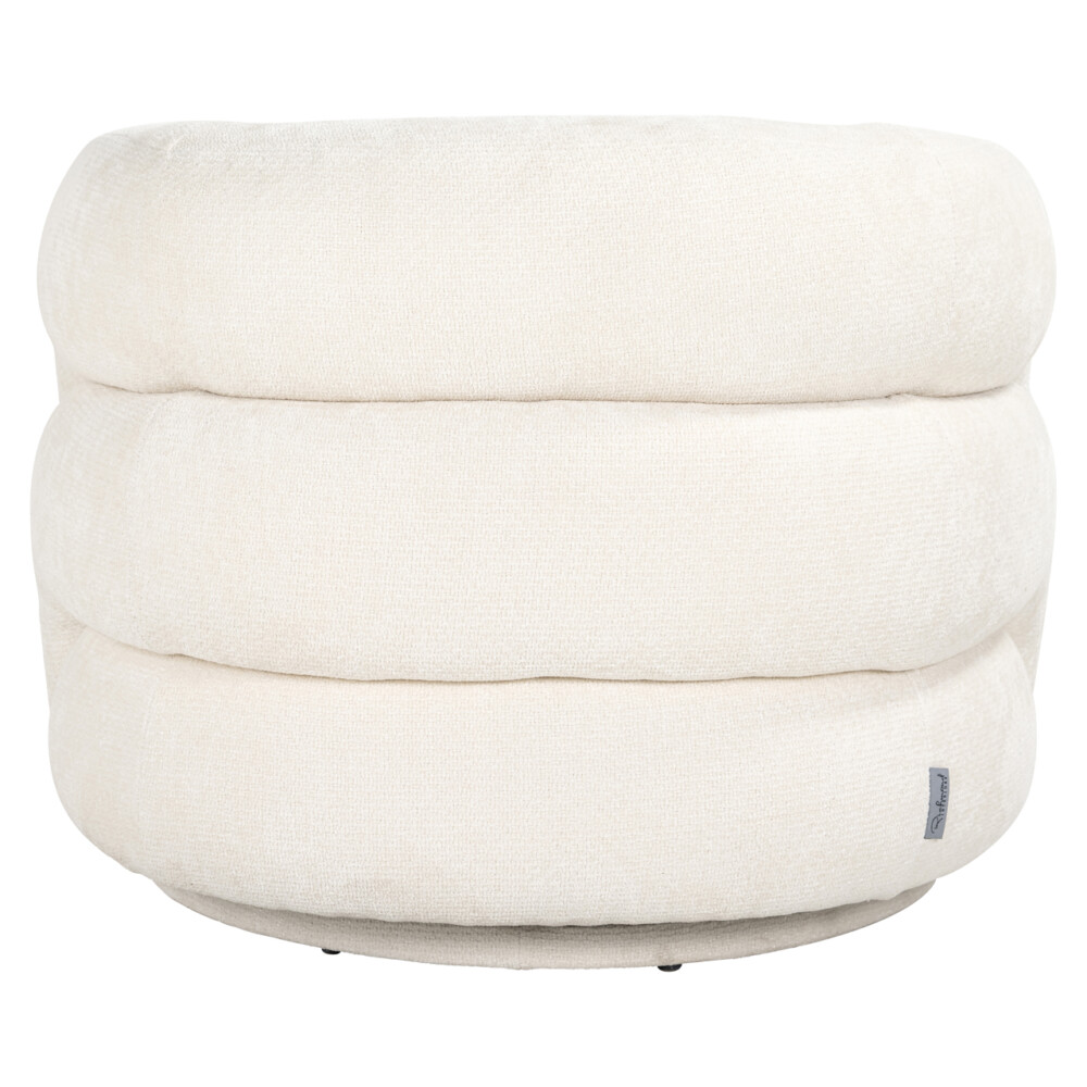 Lounge stoel Arcus white unicorn swivel