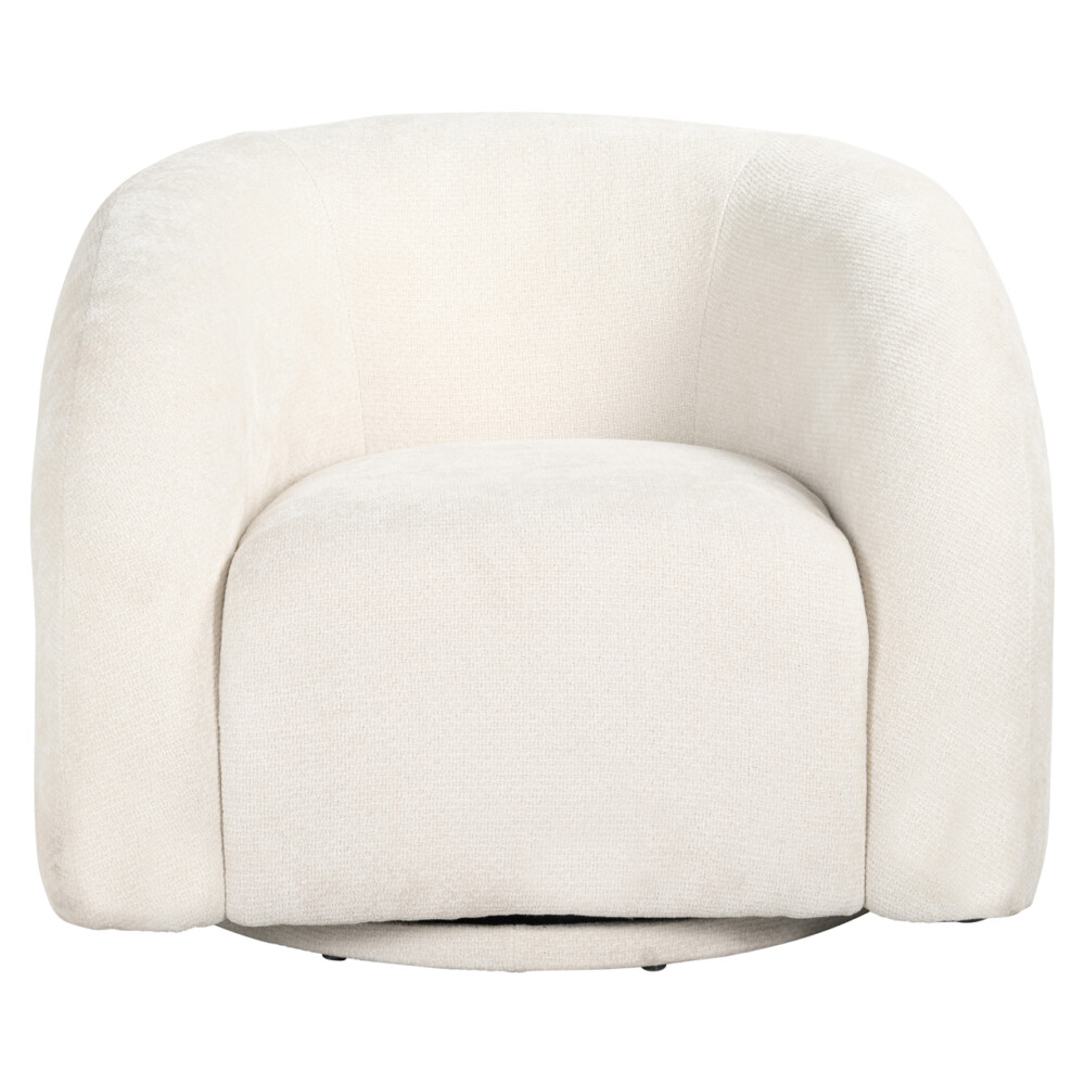Lounge stoel Arcus white unicorn swivel