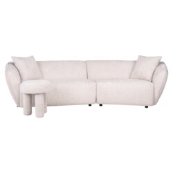 Poef & Voetenbank Pommery lovely cream