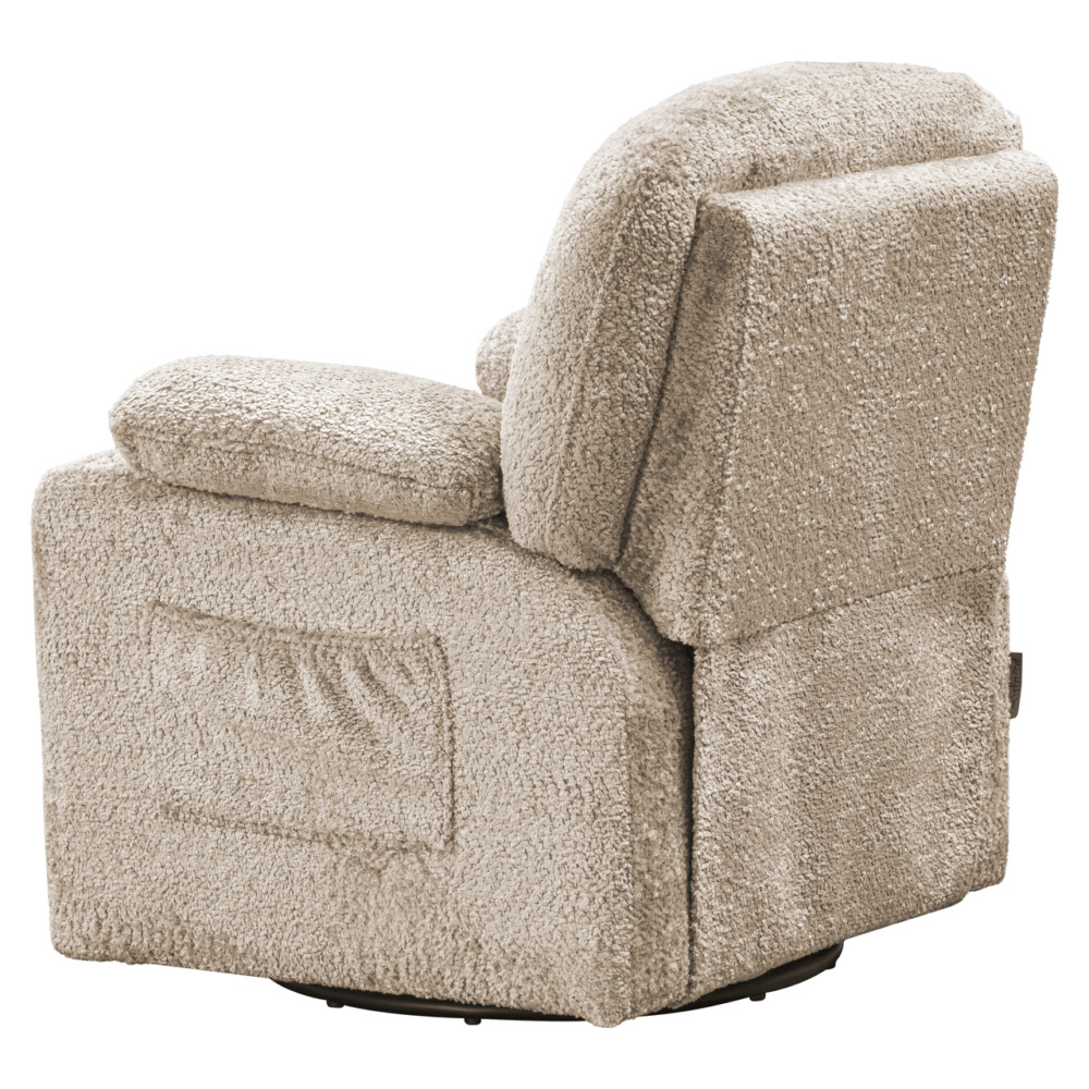 Lounge stoel Mickey sheep natural swivel kids