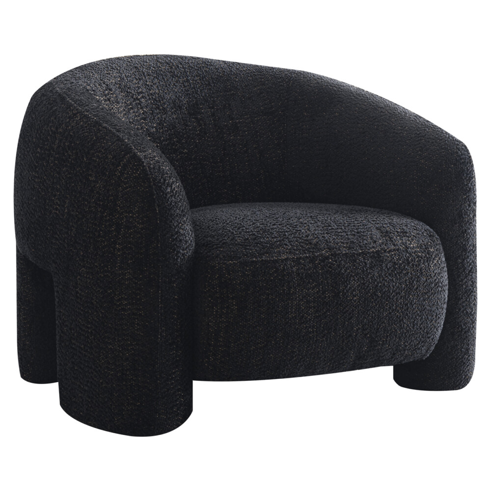 Lounge stoel Milania lovely black