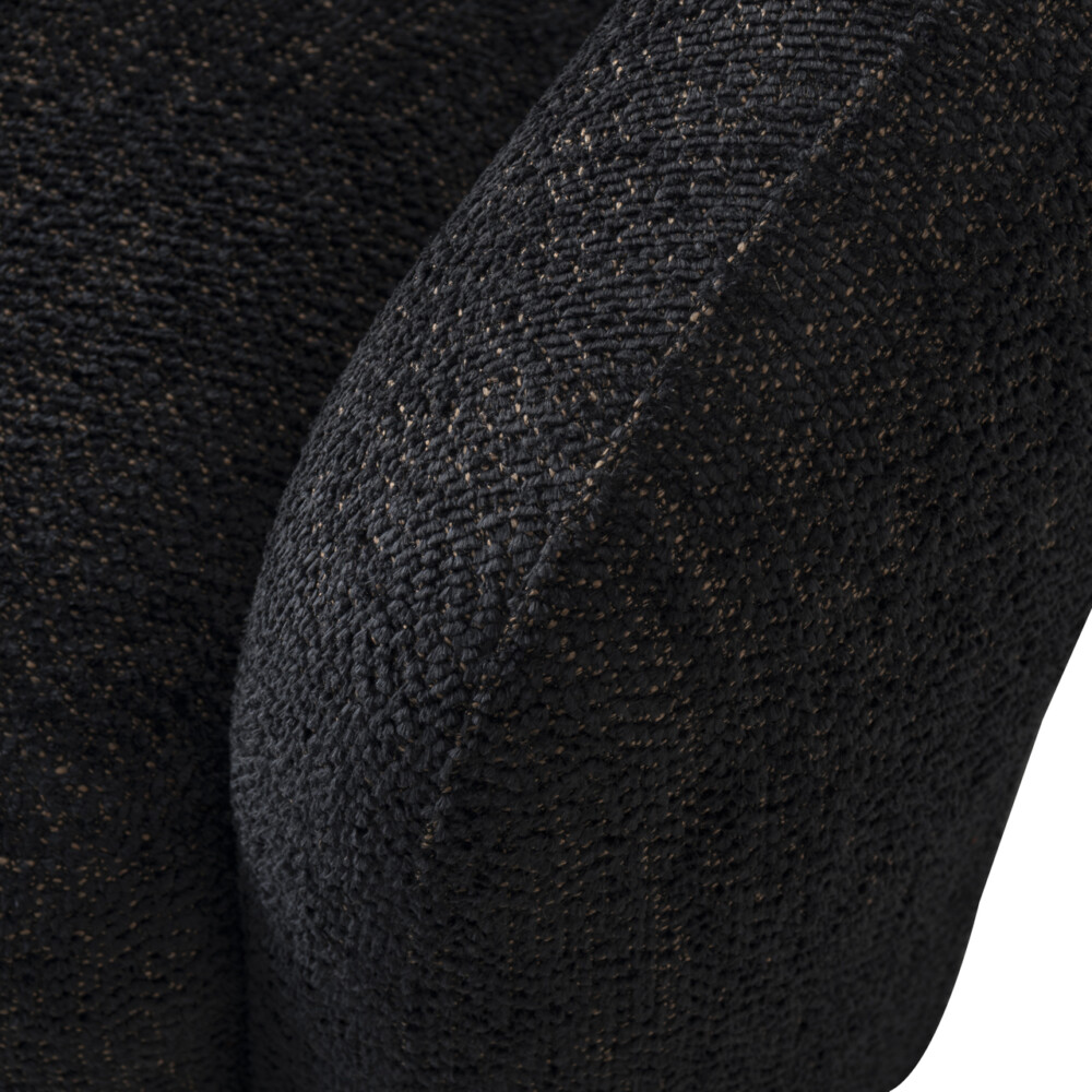 Lounge stoel Milania lovely black