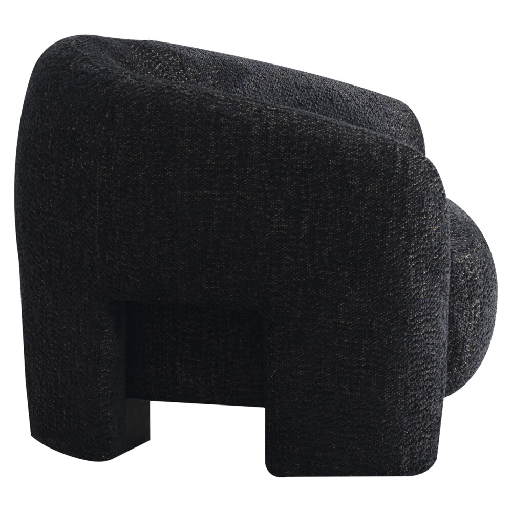 Lounge stoel Milania lovely black