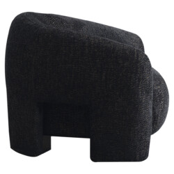 Lounge stoel Milania lovely black