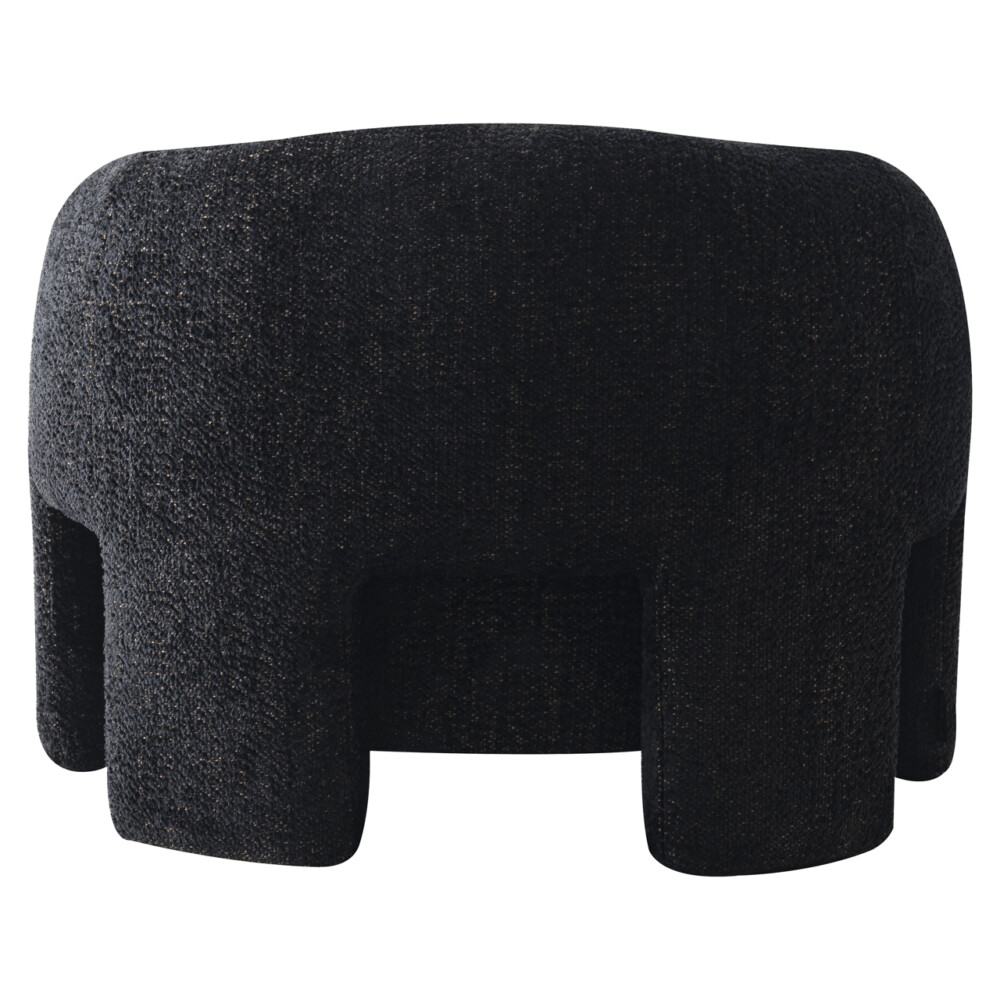 Lounge stoel Milania lovely black