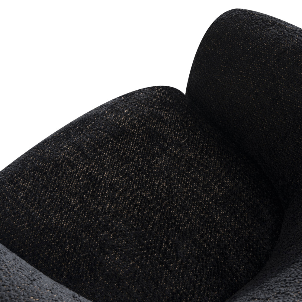 Lounge stoel Milania lovely black