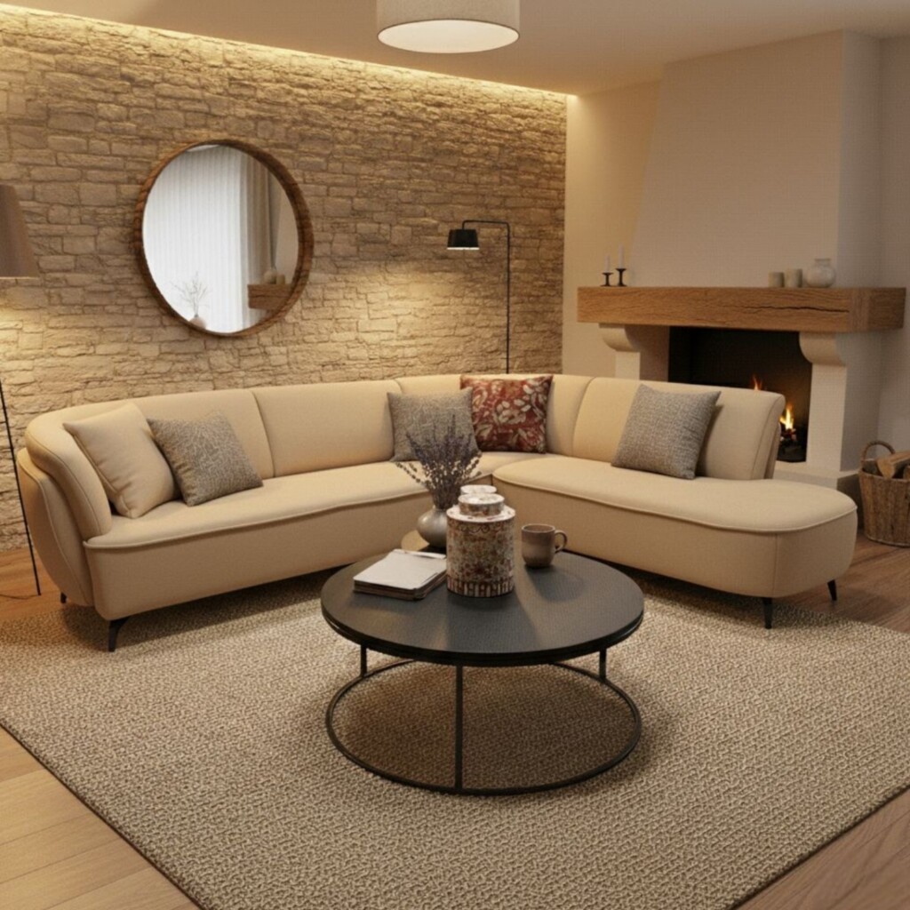 Hoekbank Sonate van Zitform in stof unieke hoekbank leverbaar in leder