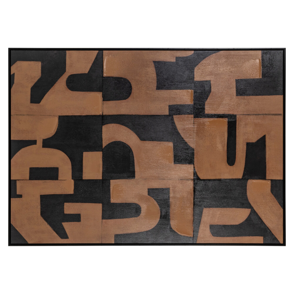 Wall art Cascade brown