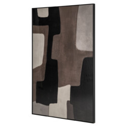 Wall art Mirage brown left