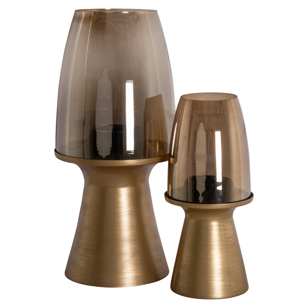 Windlicht Danea brushed gold large