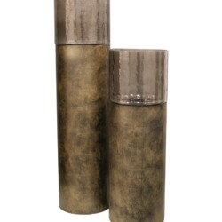 Windlicht Mayce gold large