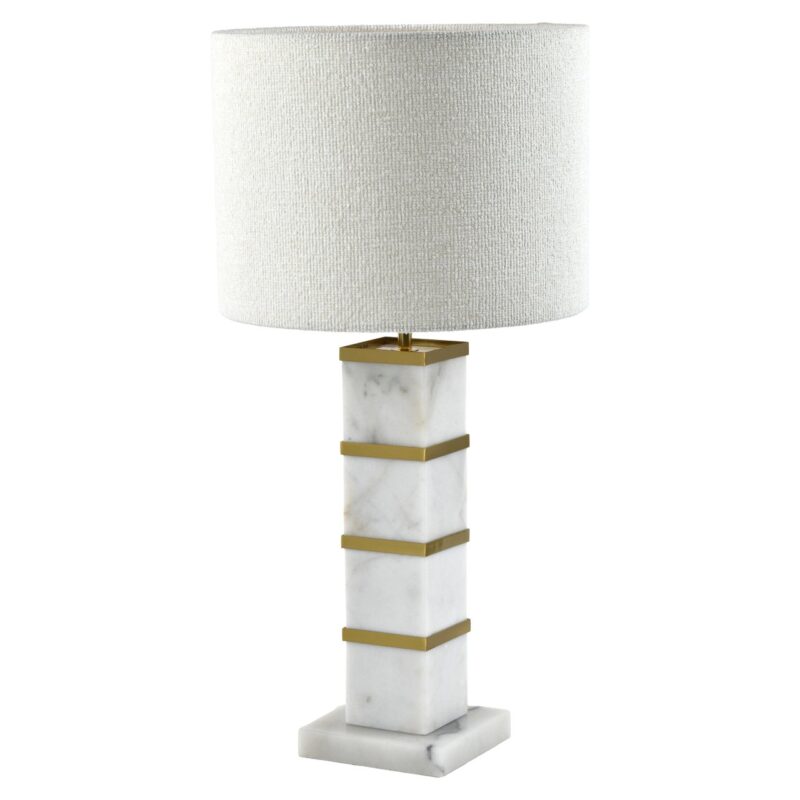 214476-81 Tafellamp Celinae white including lampshade