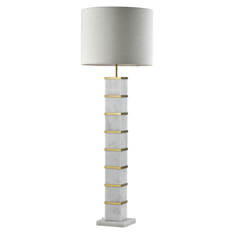 Vloerlamp Celinae white including lampshade