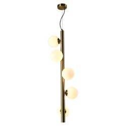 Hanglamp Elorie brass antique