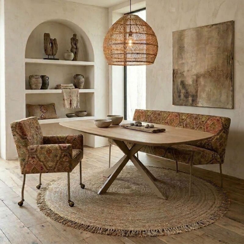 Eetkamerbank Nicole Marrakech