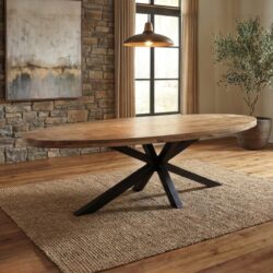 Eettafel mango ovaal 260x120