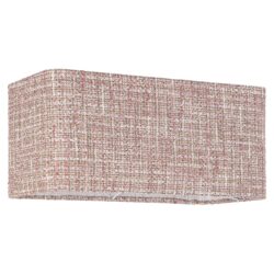 Lampenkap Live trendy rose rectangle large