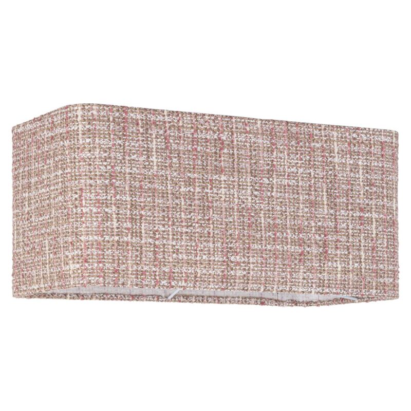 Lampenkap Live trendy rose rectangle large