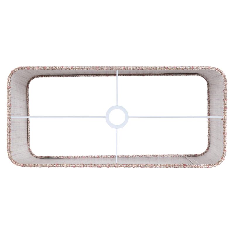 Lampenkap Live trendy rose rectangle large