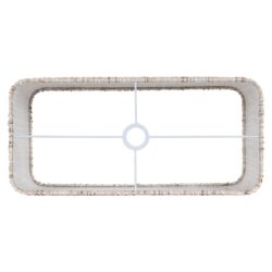 Lampenkap Filou cream coco rectangle large