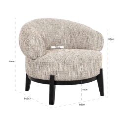 Lounge stoel Montana customized fire retardant