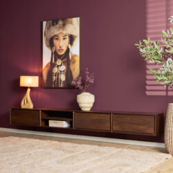 Zwevend tv meubel Ambiance Brown | 280 cm